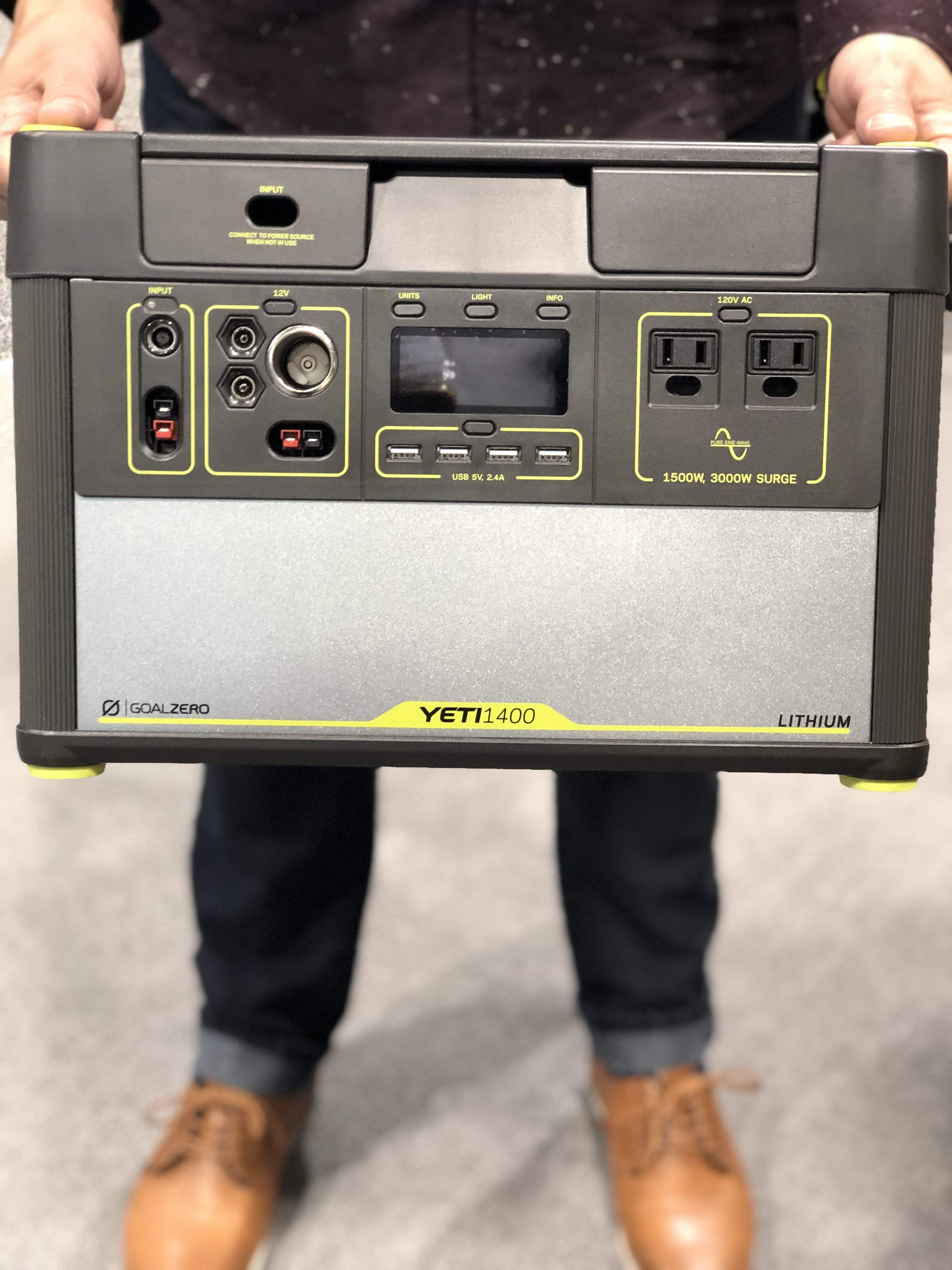 Goal Zero Yeti 1400 Lithium Portable Power Station | Solar