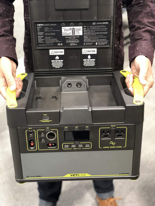 Goal Zero - Yeti 1400 Lithium Portable Power Station With Wifi - Shop Solar Kits