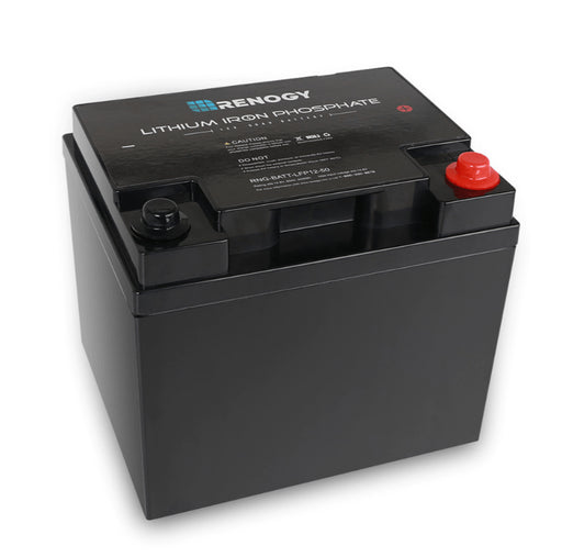 Lithium Iron Phosphate Battery 12 Volt 50 Ah | RNG-BATT-LFP-12-50 + Free Shipping - Shop Solar Kits