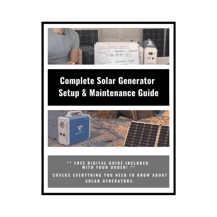 MaxOak Bluetti EB240 Solar Generator 2400Wh / 1000W | Portable Solar Power Station [Open Box] - ShopSolarKits.com