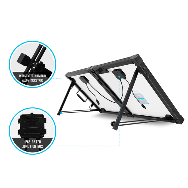 Renogy 100 Watt 12 Volt Eclipse Solar Suitcase + Free Shipping & No Sales Tax - Shop Solar Kits