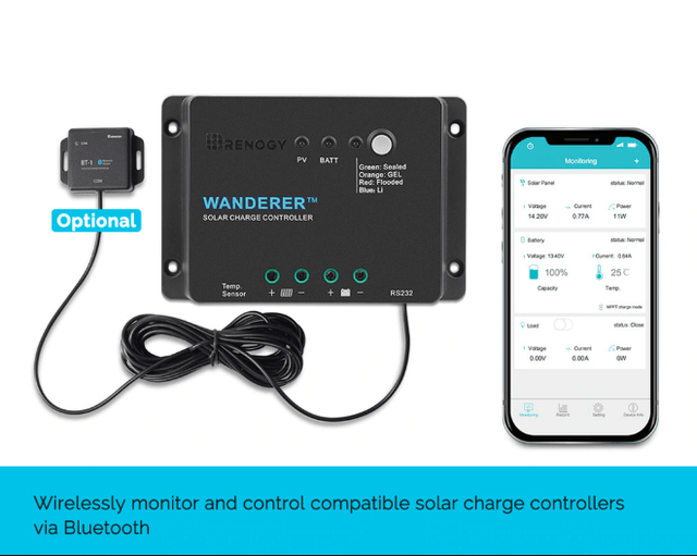 Renogy Wanderer LI 30A Charge Controller | RNG-CTRL-WND30-LI + Free Shipping - Shop Solar Kits