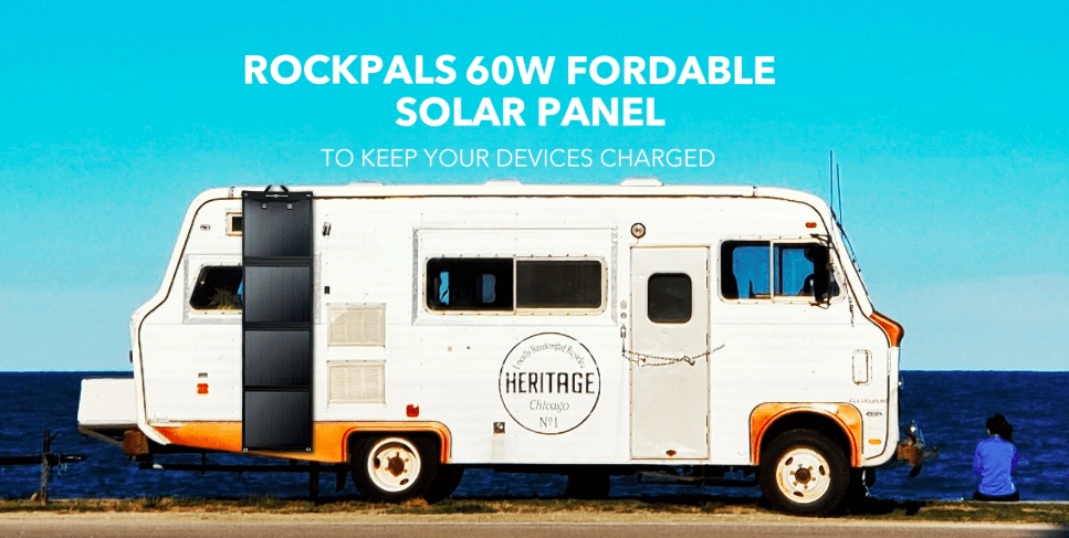 ROCKPALS 60 Watt Foldable Solar Panel + Free Shipping & No Sales Tax! - Shop Solar Kits