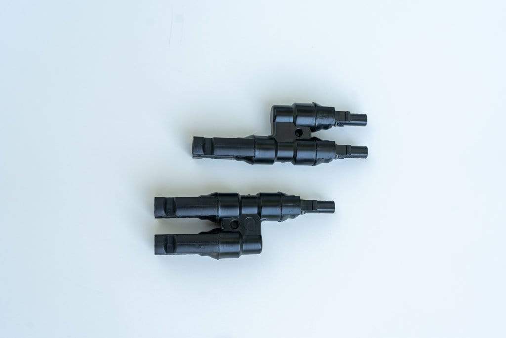 Solar Panel T Branch Cable Connectors - Waterproof Splitter Coupler Combiner - 50A 1500V
