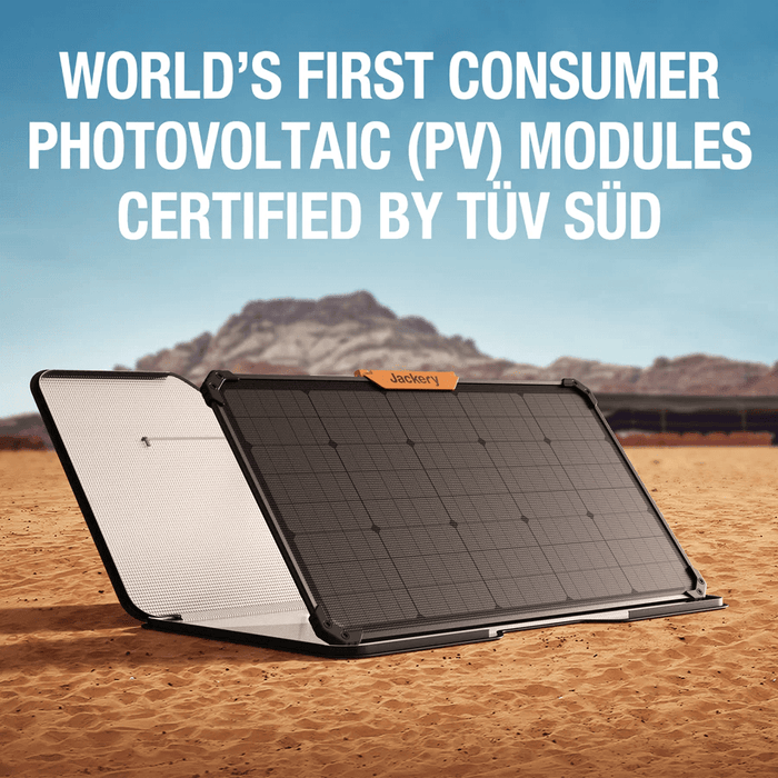 Jackery SolarSaga 80W Solar Panel | Dual-sided | TÜV SÜD Certified - ShopSolar.com