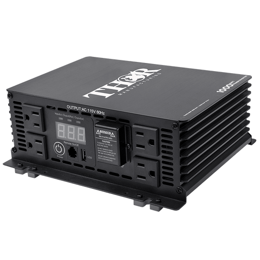 Thor - 1000 Watt 12 Volt DC to AC Power Inverter THMS1000 - Shop Solar Kits