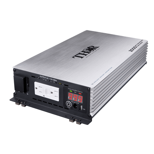 Thor - 2000 Watt 12V Pure Sine Inverter With USB 2.1 - Shop Solar Kits