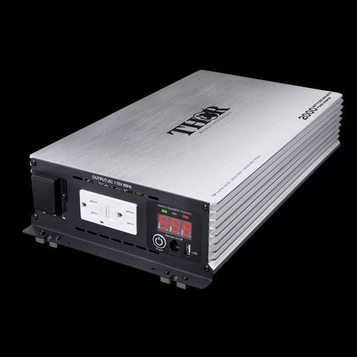 Thor - 2000 Watt 12V Pure Sine Inverter With USB 2.1 - Shop Solar Kits